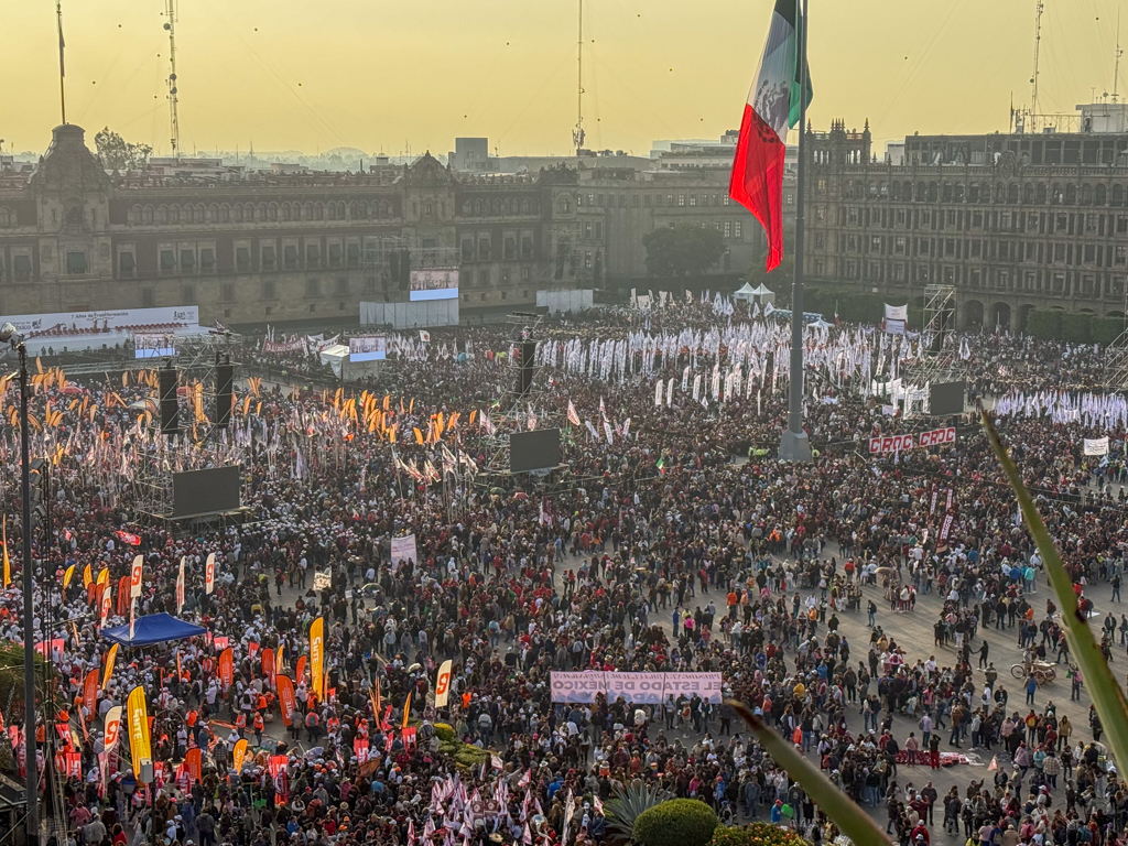 December 6, 2025 Rally in Z&oacute;calo Square